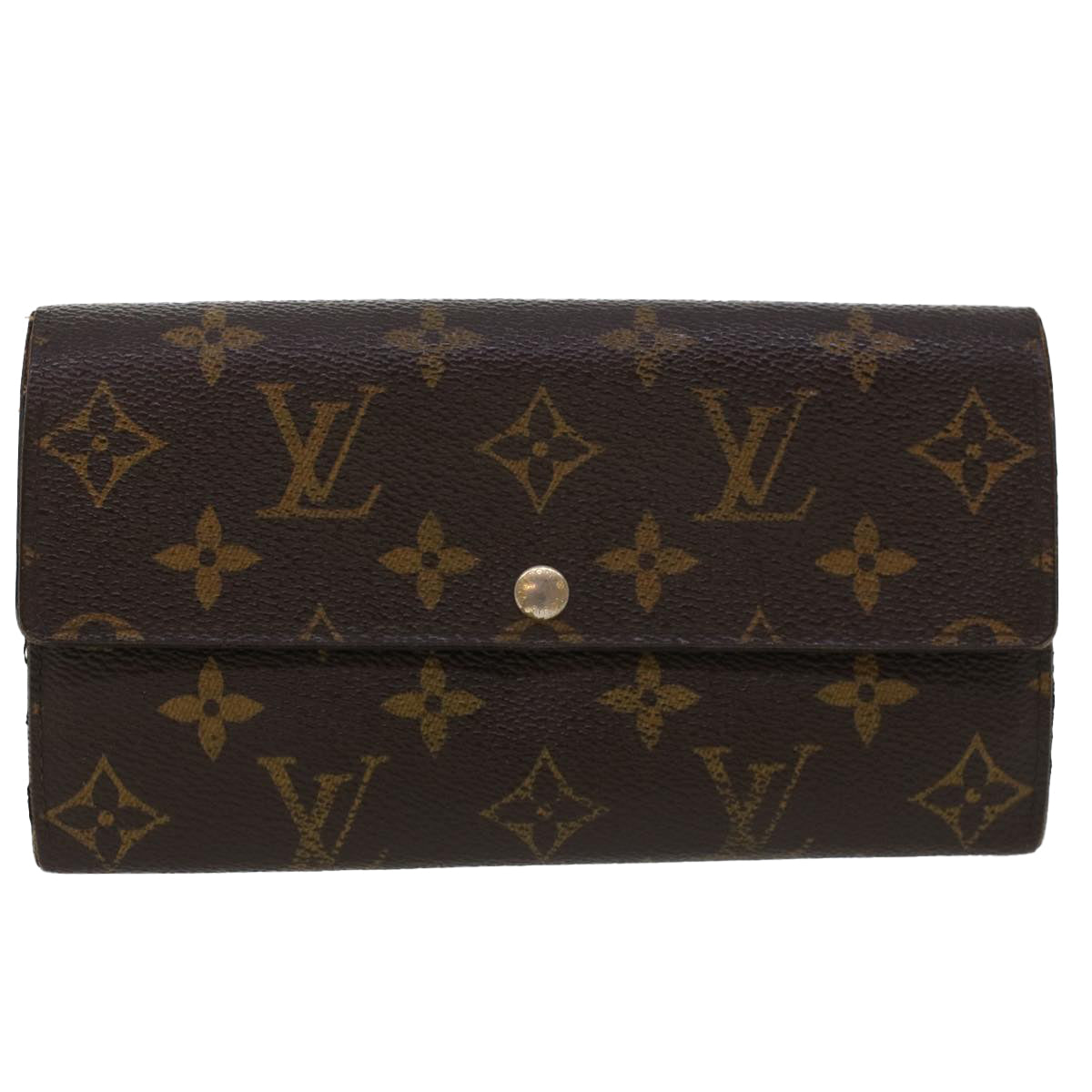LOUIS VUITTON Monogram Portefeuille Sarah Long Wallet M60531 LV 44653