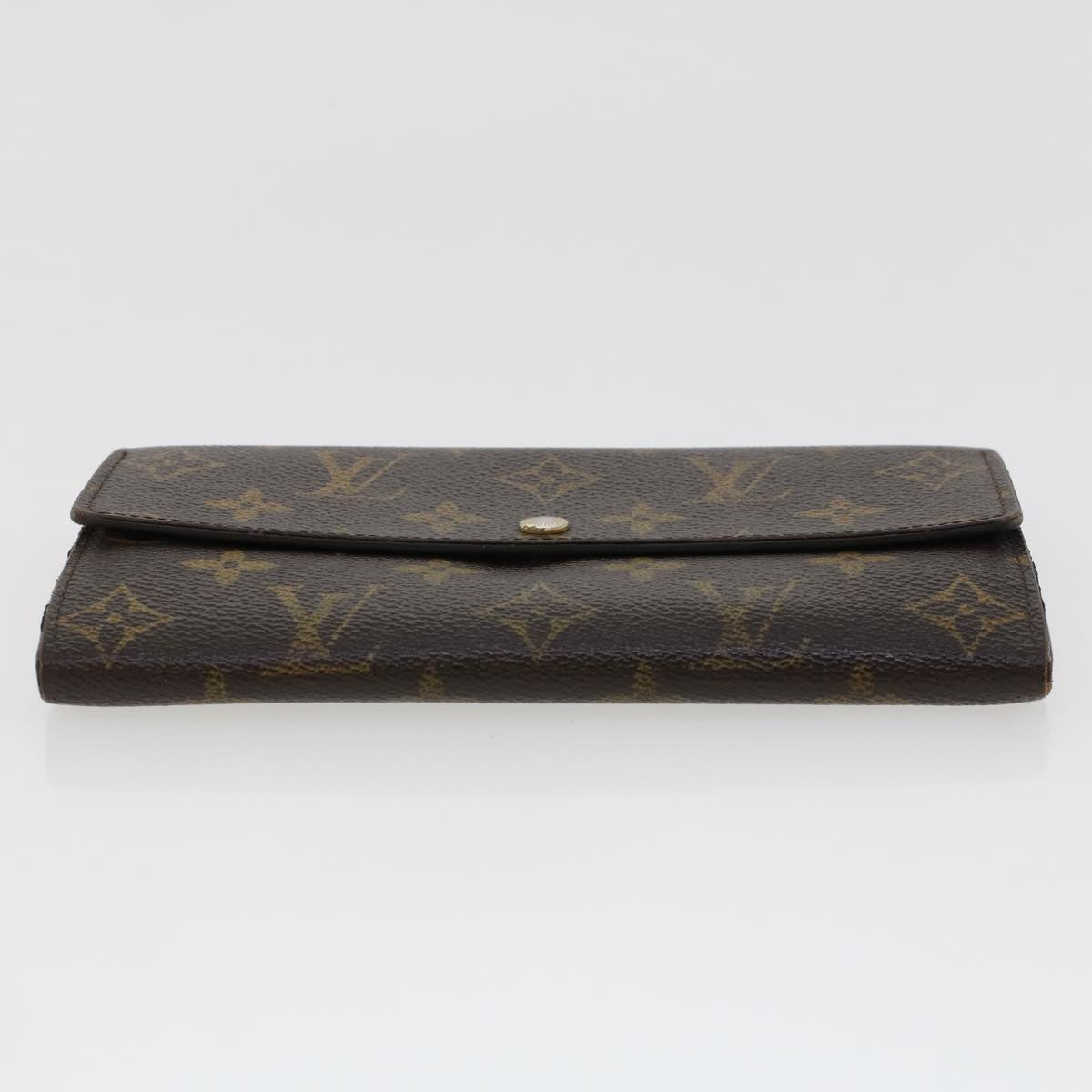 LOUIS VUITTON Monogram Portefeuille Sarah Long Wallet M60531 LV 44653