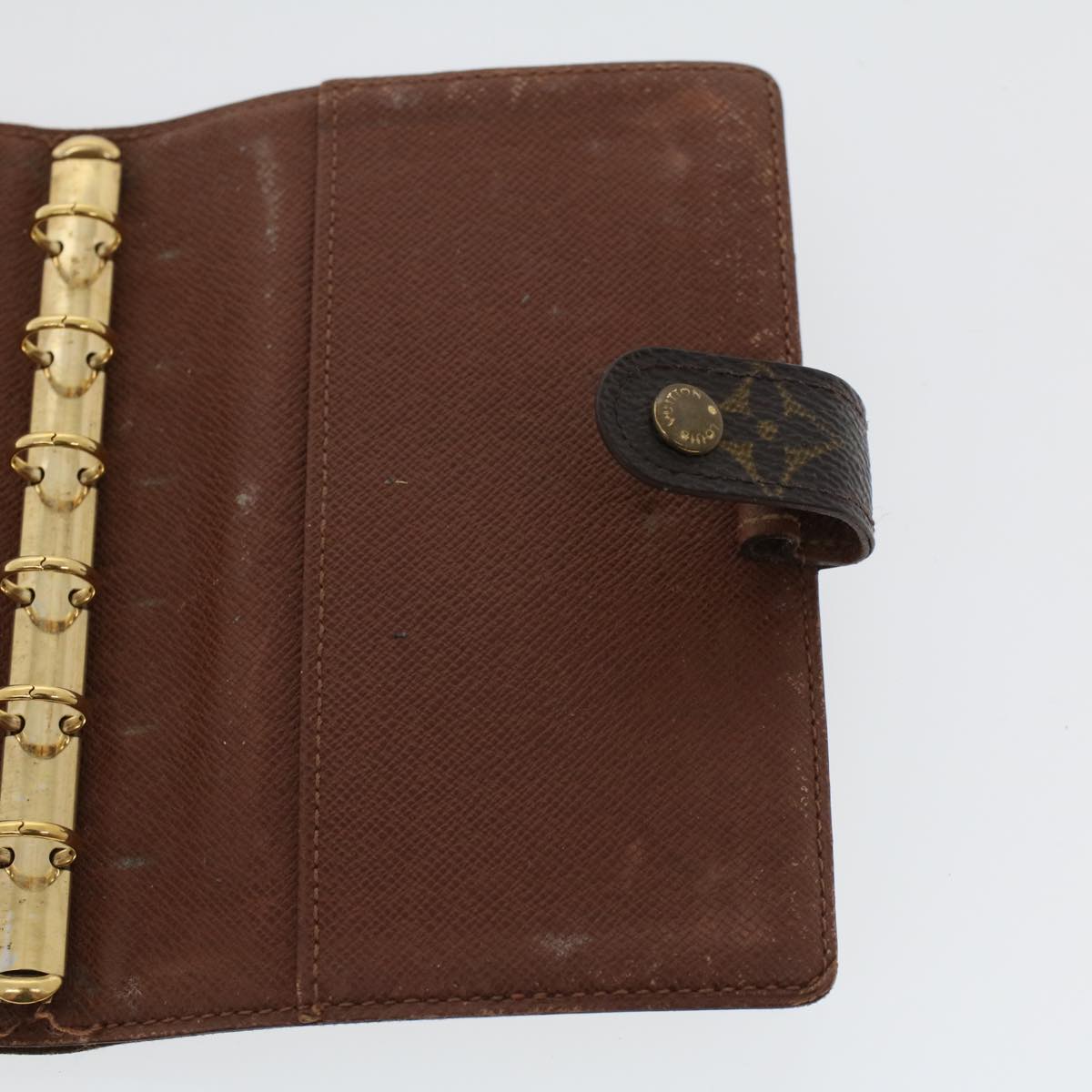 LOUIS VUITTON Monogram Agenda PM Day Planner Cover R20005 LV 44657