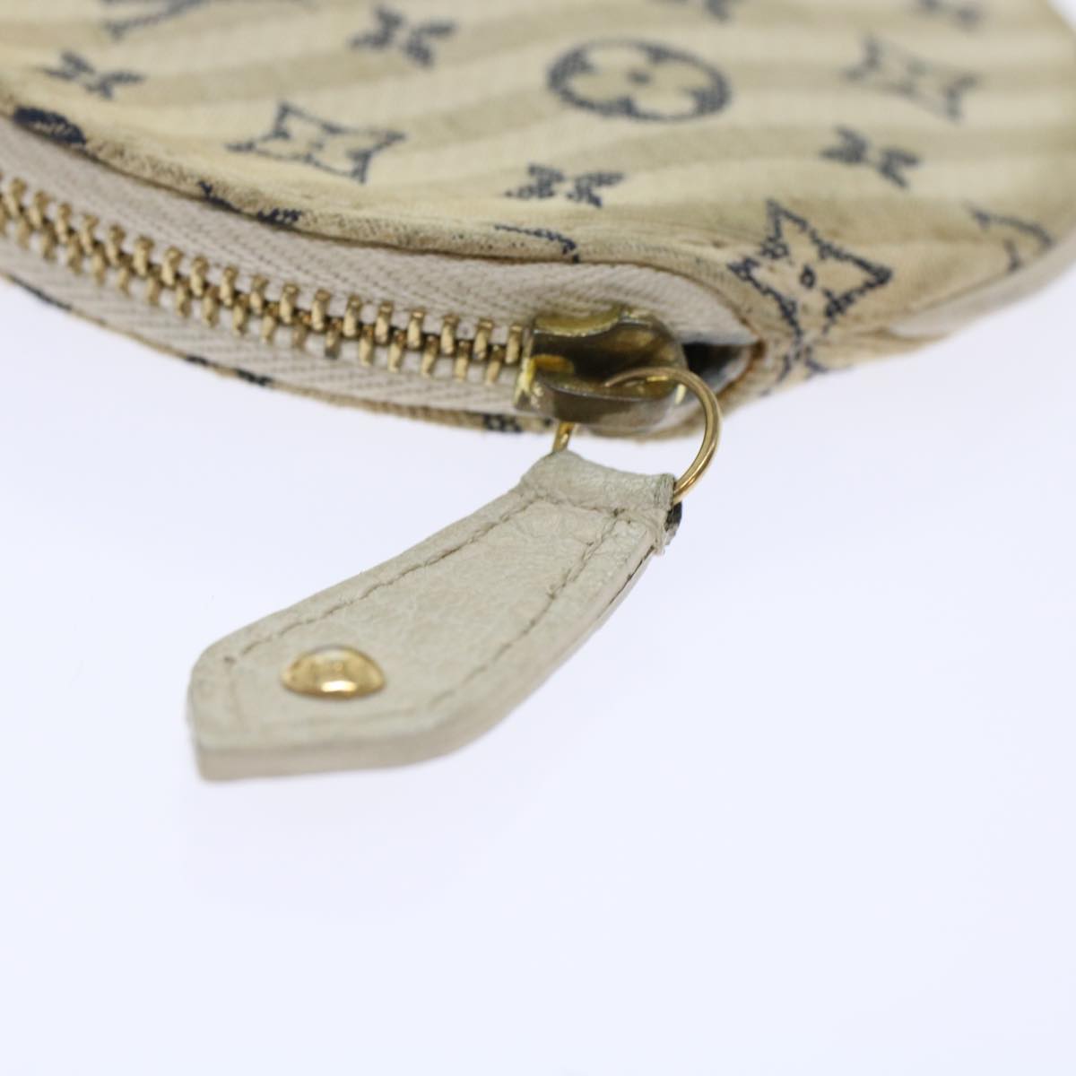 LOUIS VUITTON Monogram Mini Lin Porte Monnaie Round Coin Purse M95498 44659