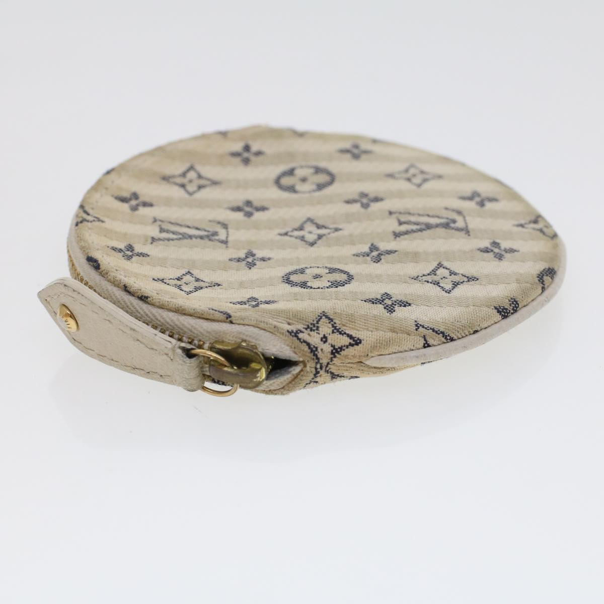 LOUIS VUITTON Monogram Mini Lin Porte Monnaie Round Coin Purse M95498 44659