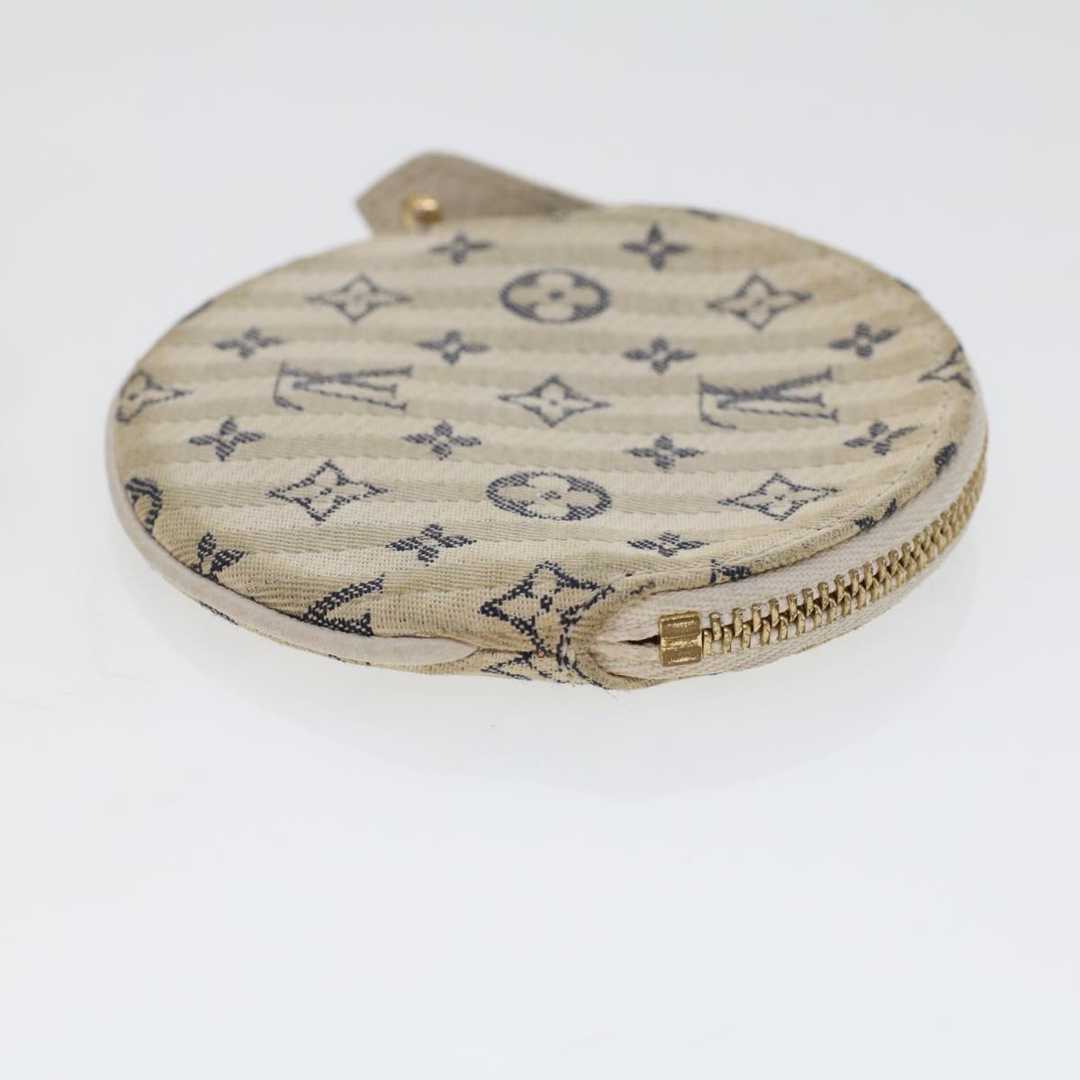 LOUIS VUITTON Monogram Mini Lin Porte Monnaie Round Coin Purse M95498 44659