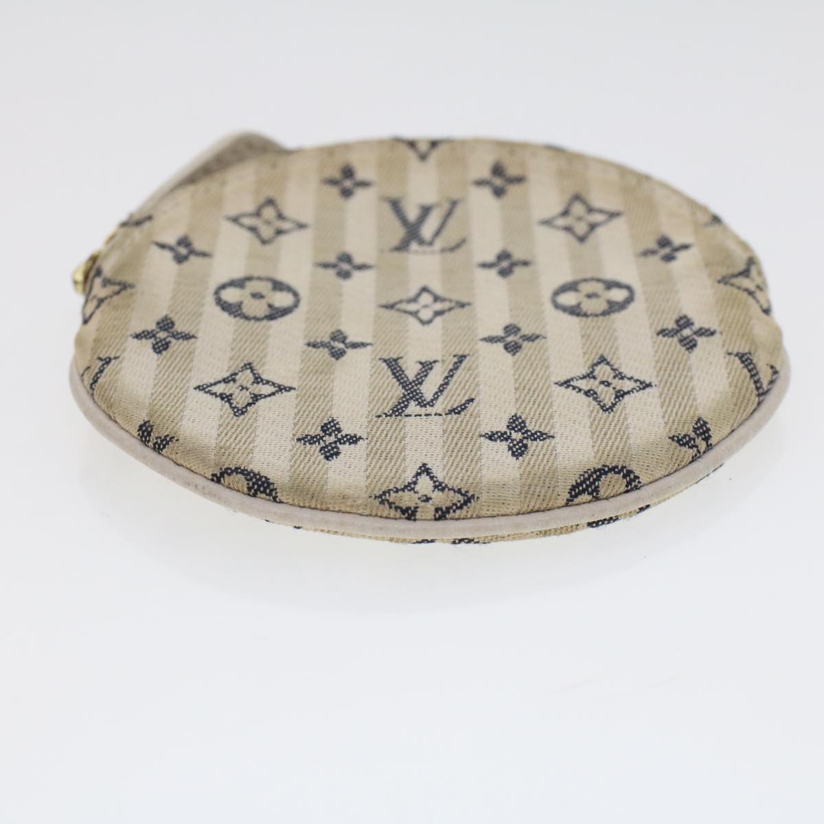 LOUIS VUITTON Monogram Mini Lin Porte Monnaie Round Coin Purse M95498 44659