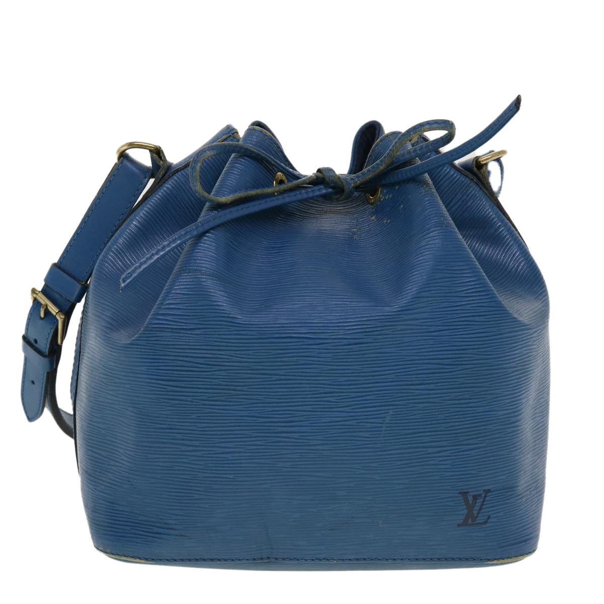 LOUIS VUITTON Epi Petit Noe Shoulder Bag Blue M44105 LV 44662