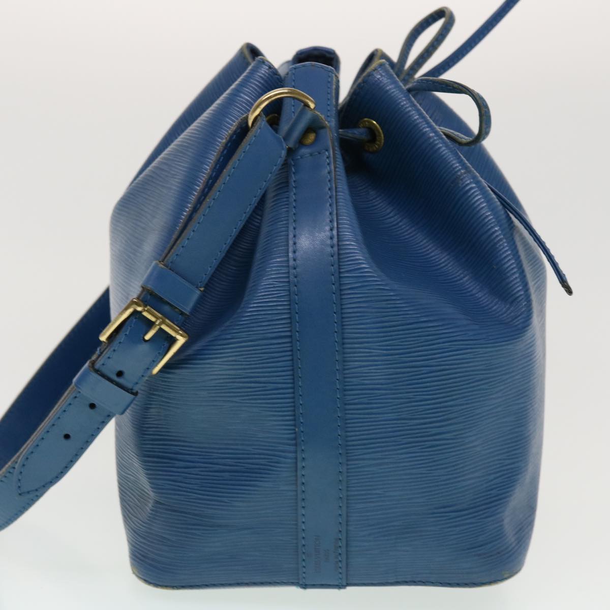 LOUIS VUITTON Epi Petit Noe Shoulder Bag Blue M44105 LV 44662