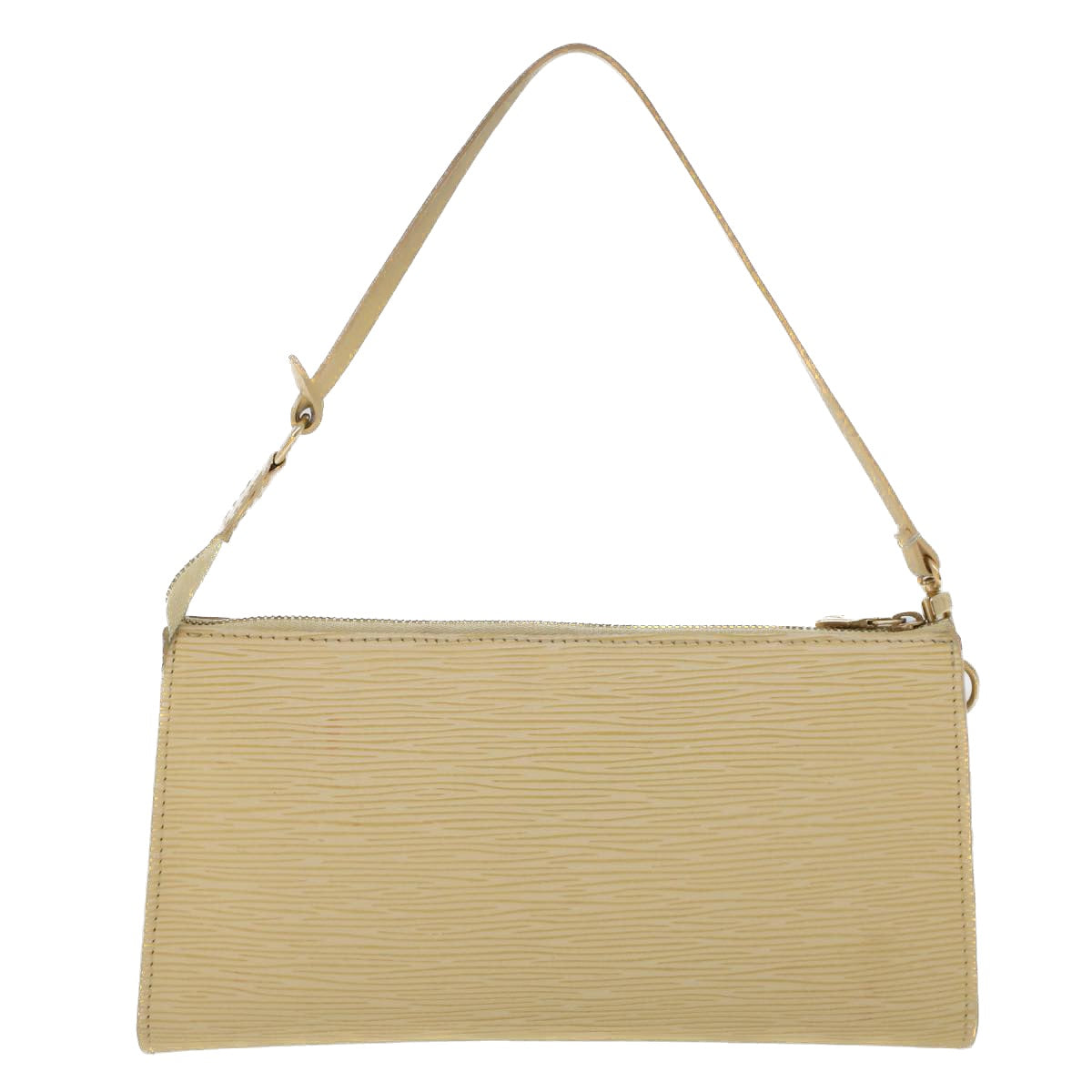 LOUIS VUITTON Epi Pochette Accessoires Pouch Vanilla M5294A LV 44664