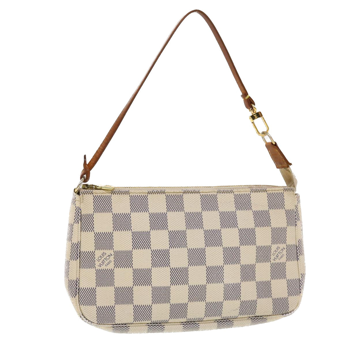 LOUIS VUITTON Damier Azur Pochette Accessoires Pouch N51986 LV 44670