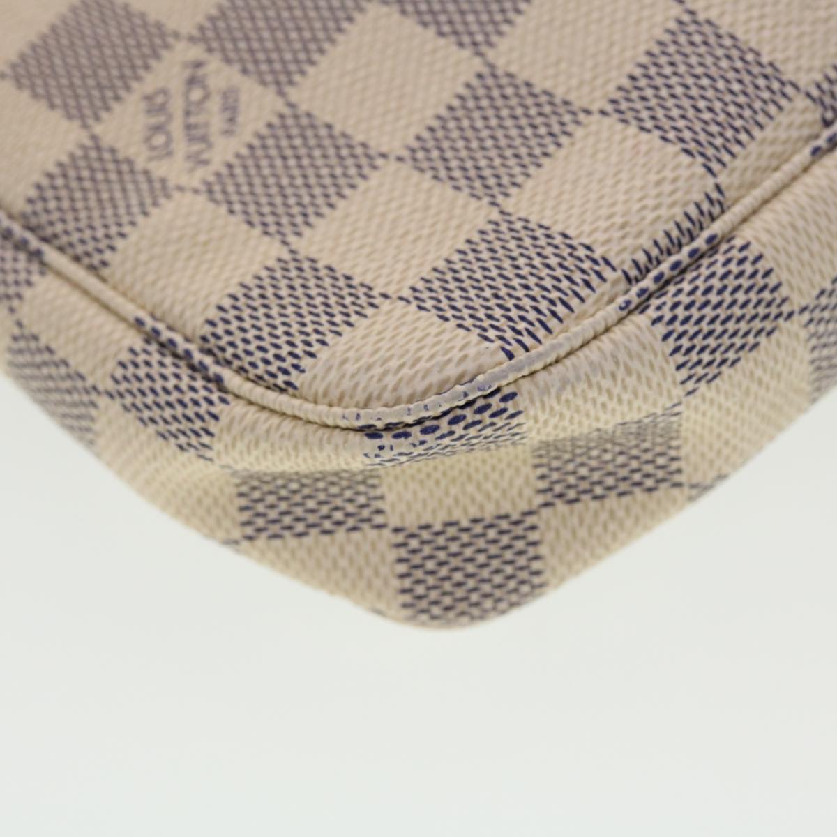 LOUIS VUITTON Damier Azur Pochette Accessoires Pouch N51986 LV 44670