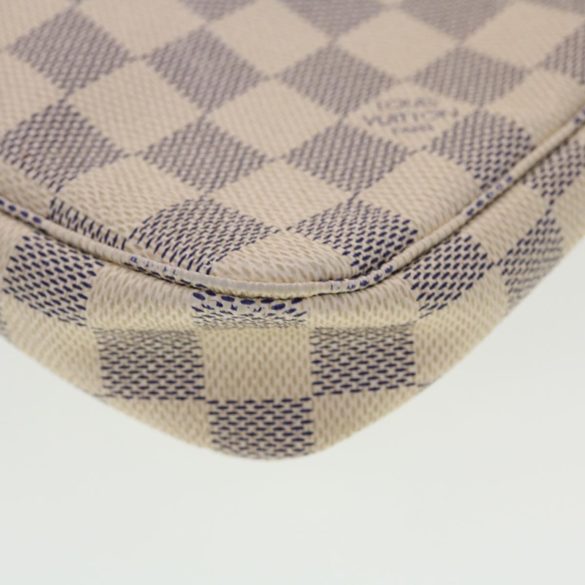 LOUIS VUITTON Damier Azur Pochette Accessoires Pouch N51986 LV 44670