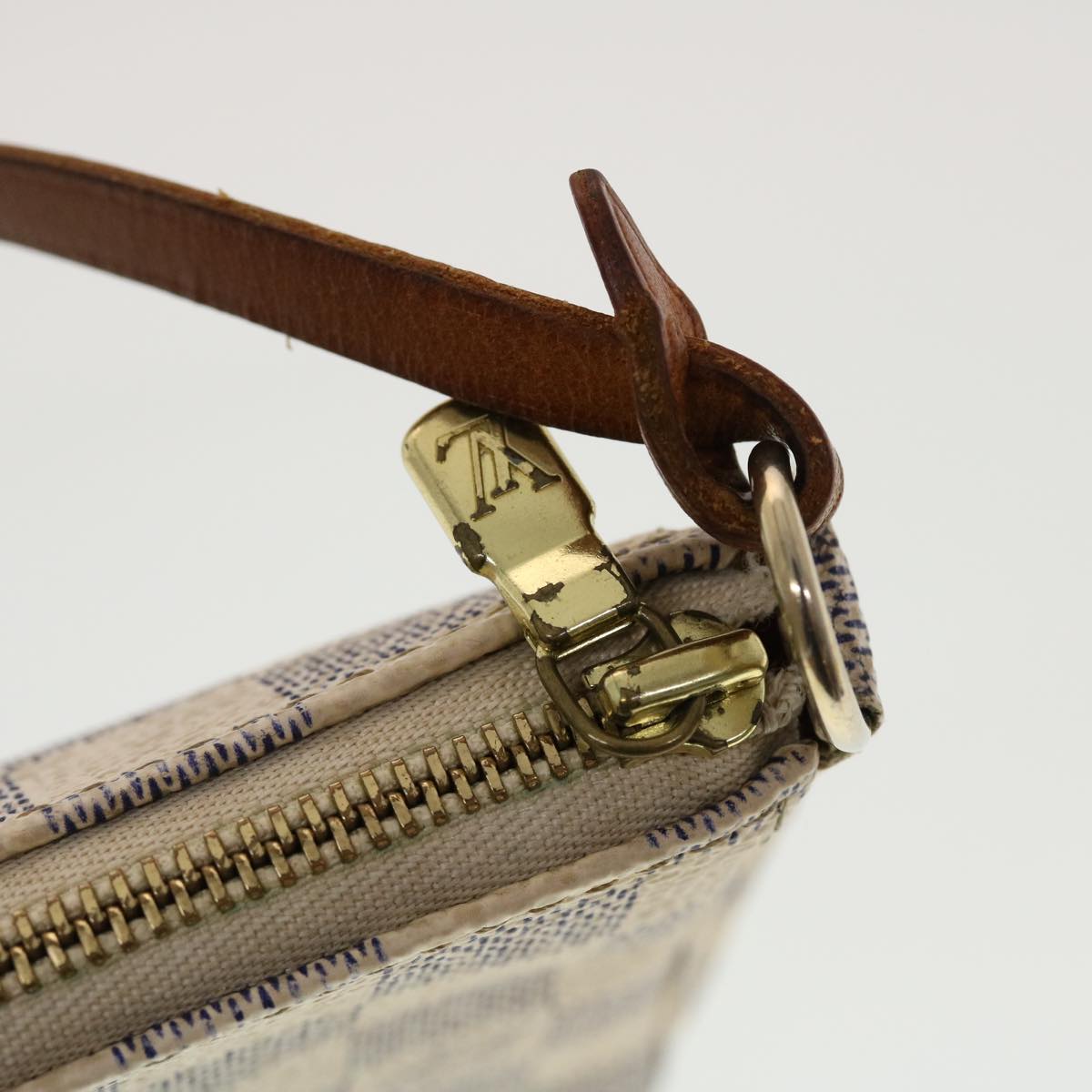 LOUIS VUITTON Damier Azur Pochette Accessoires Pouch N51986 LV 44670