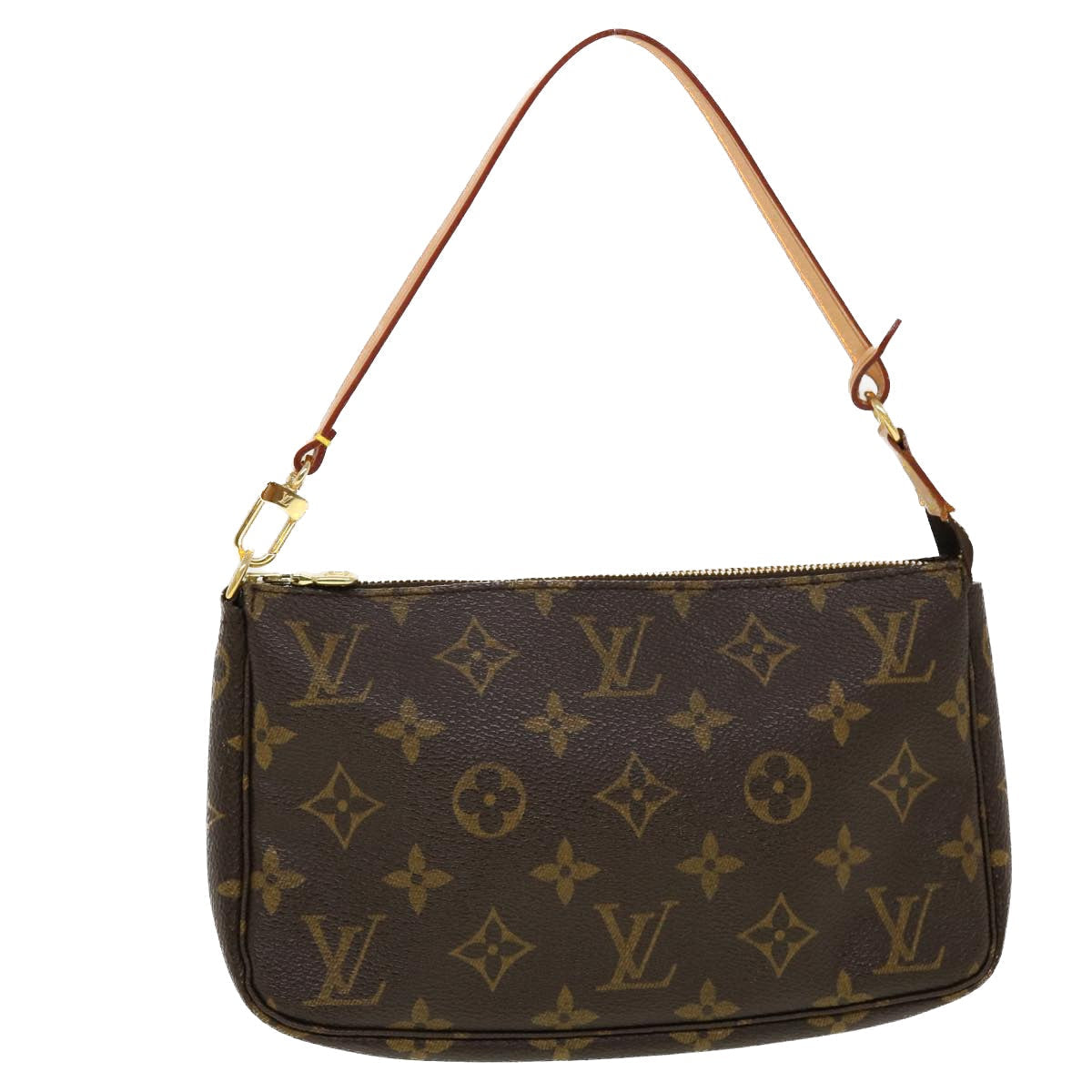 LOUIS VUITTON Monogram Pochette Accessoires Pouch M51980 LV 44671