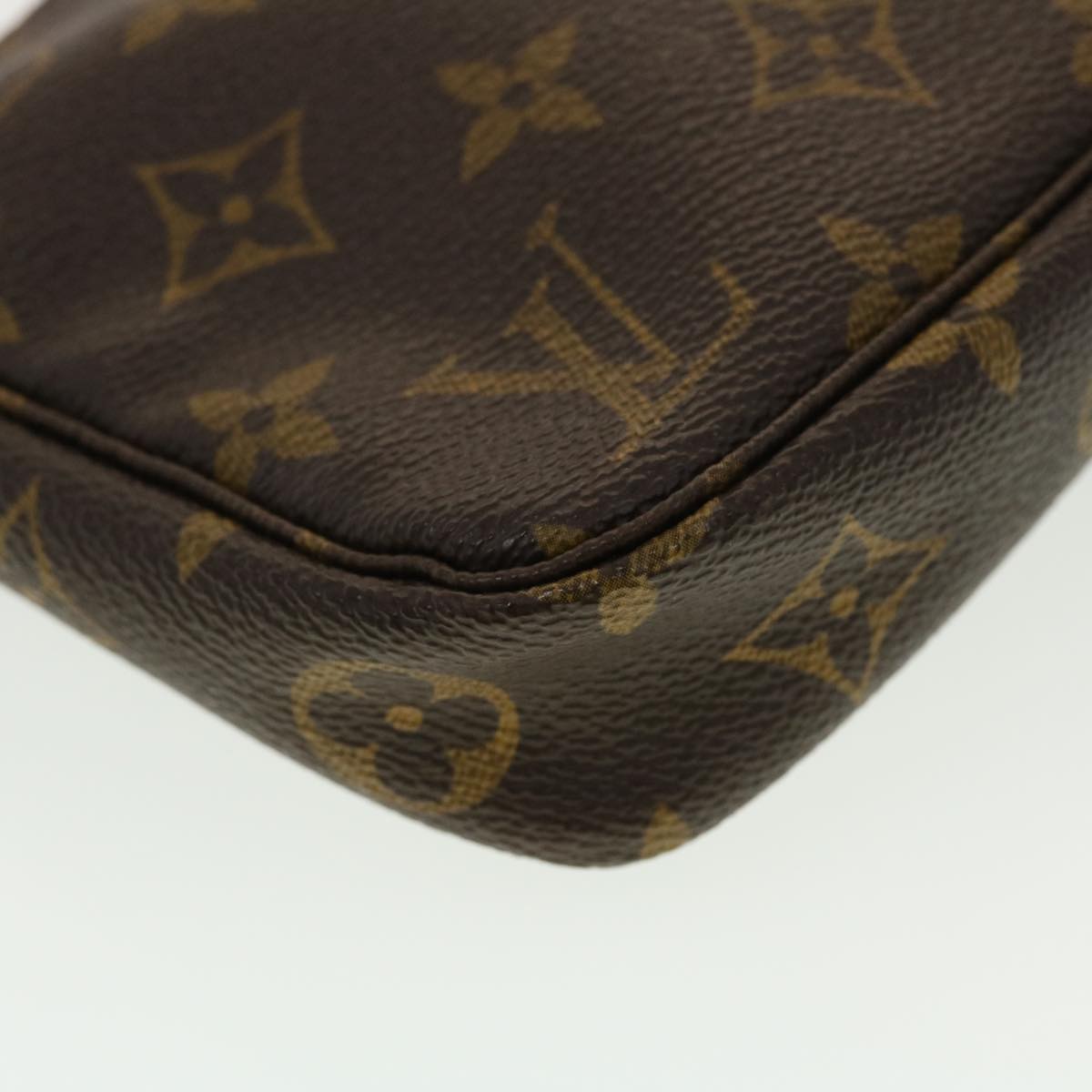 LOUIS VUITTON Monogram Pochette Accessoires Pouch M51980 LV 44671