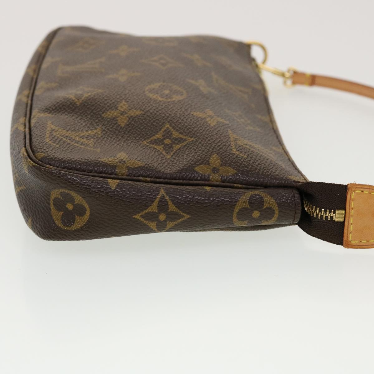 LOUIS VUITTON Monogram Pochette Accessoires Pouch M51980 LV 44671