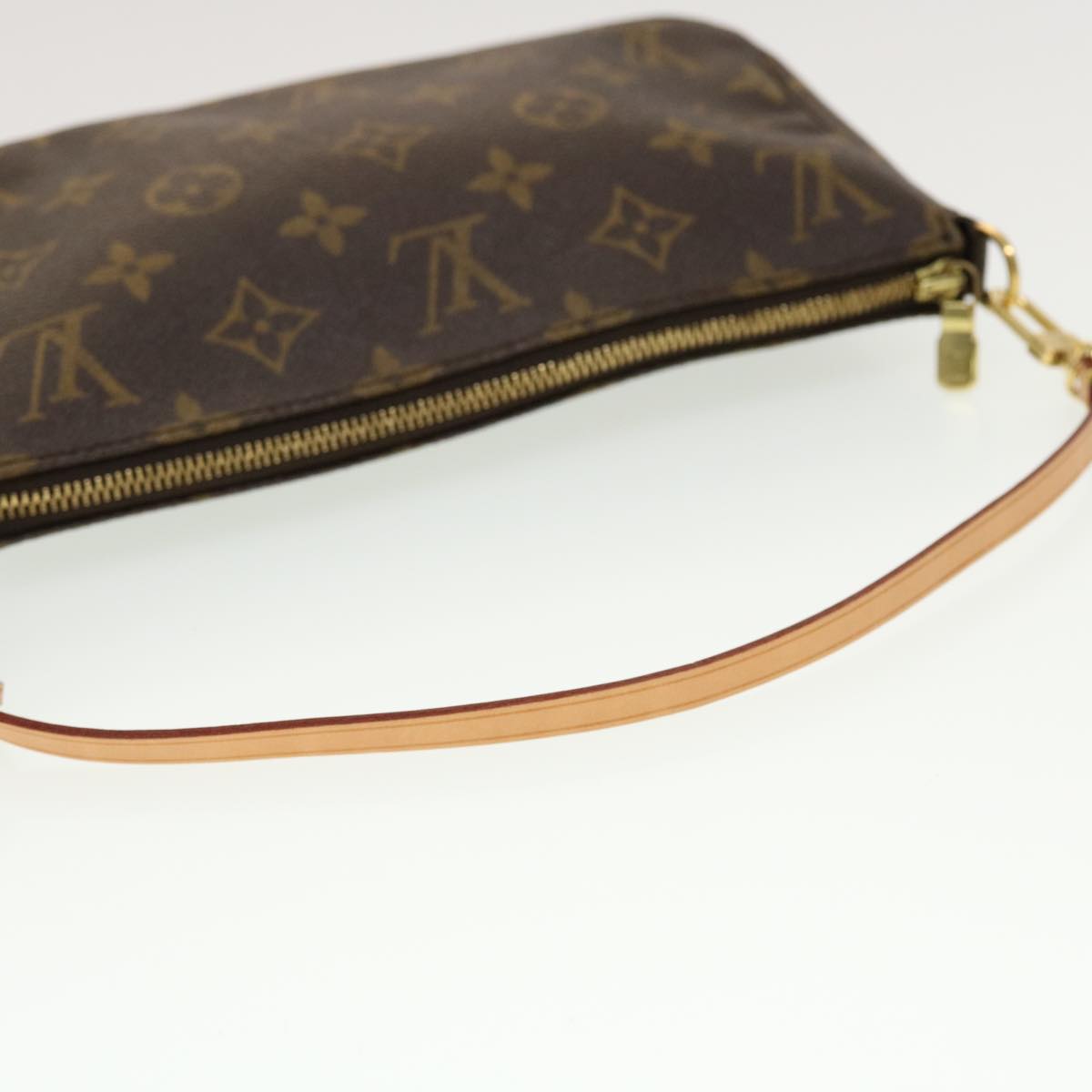 LOUIS VUITTON Monogram Pochette Accessoires Pouch M51980 LV 44671