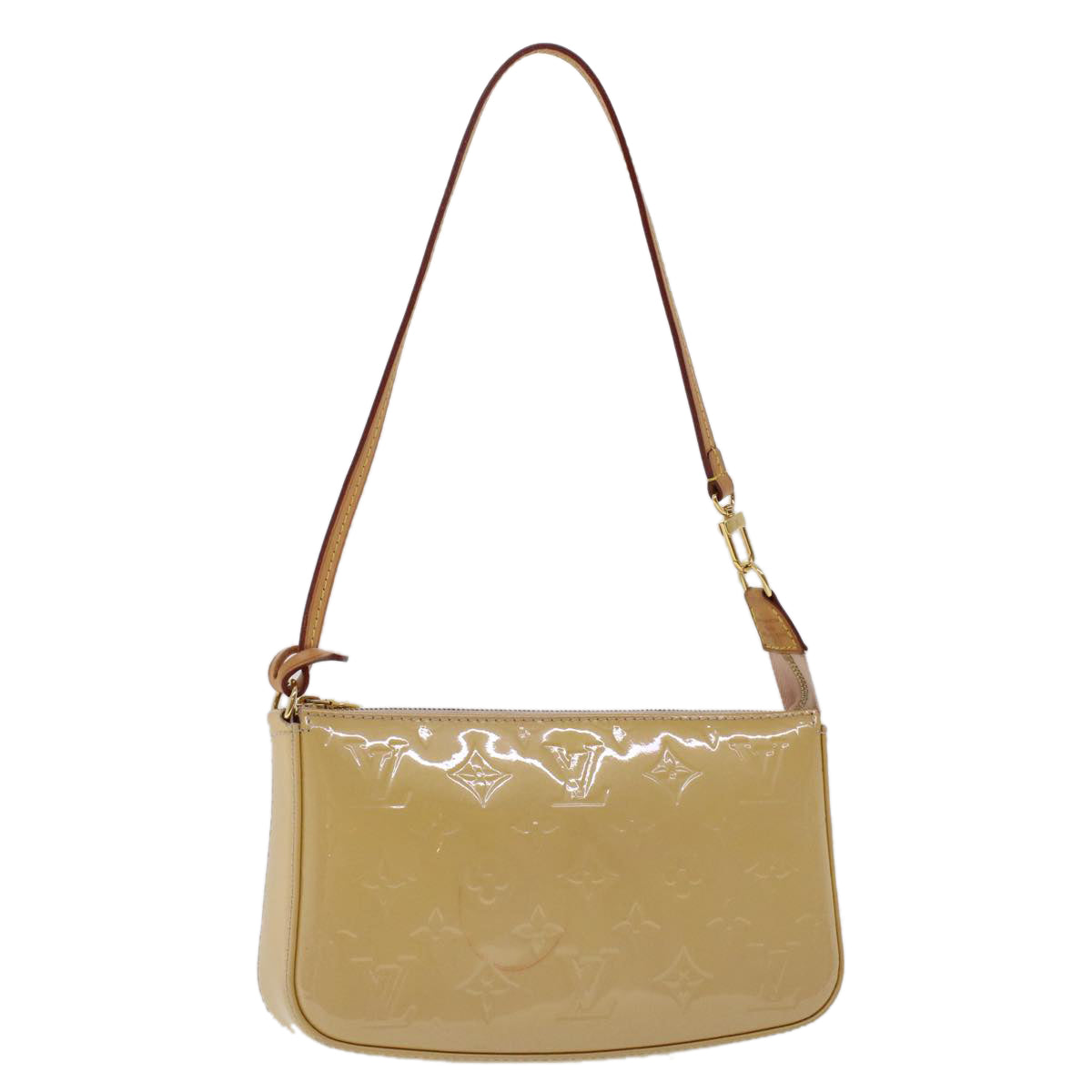 LOUIS VUITTON Vernis Pochette Accessoires Pouch Dunne M90196 LV 44674