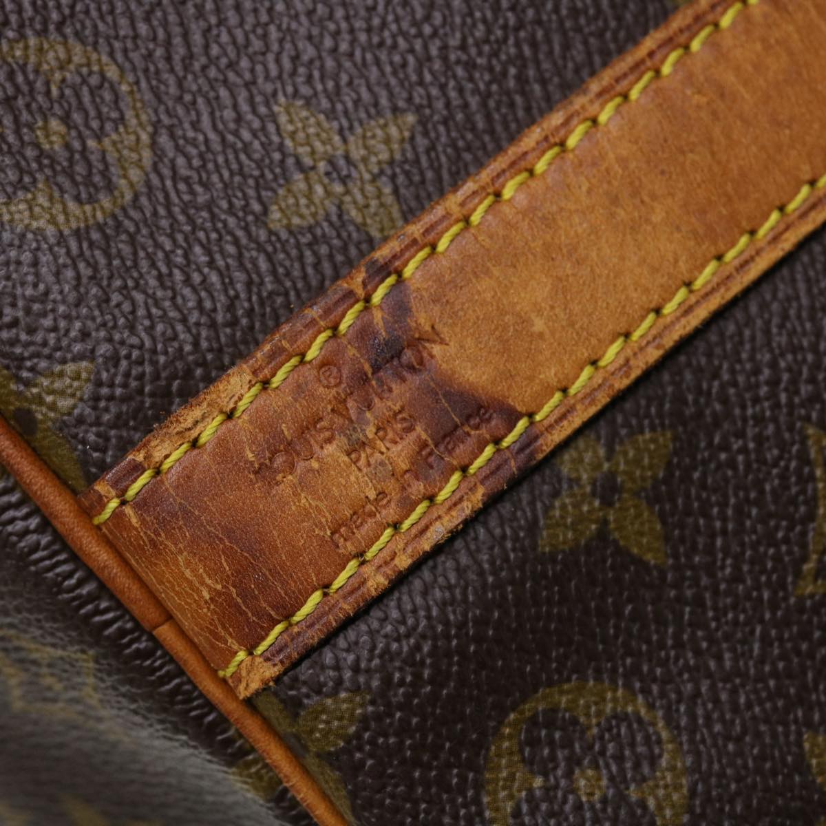 LOUIS VUITTON Monogram Keepall Bandouliere 50 Boston Bag M41416 LV 44696