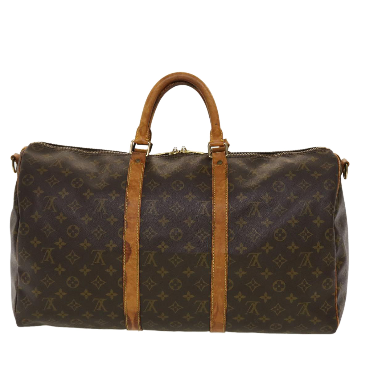 LOUIS VUITTON Monogram Keepall Bandouliere 50 Boston Bag M41416 LV 44696
