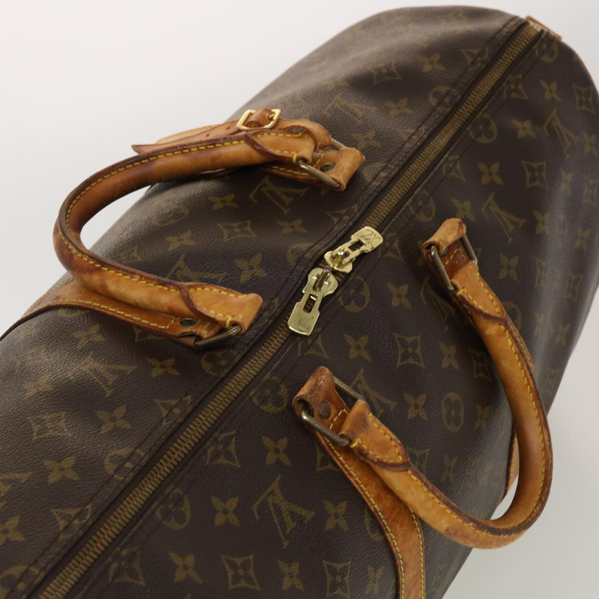 LOUIS VUITTON Monogram Keepall Bandouliere 50 Boston Bag M41416 LV 44696