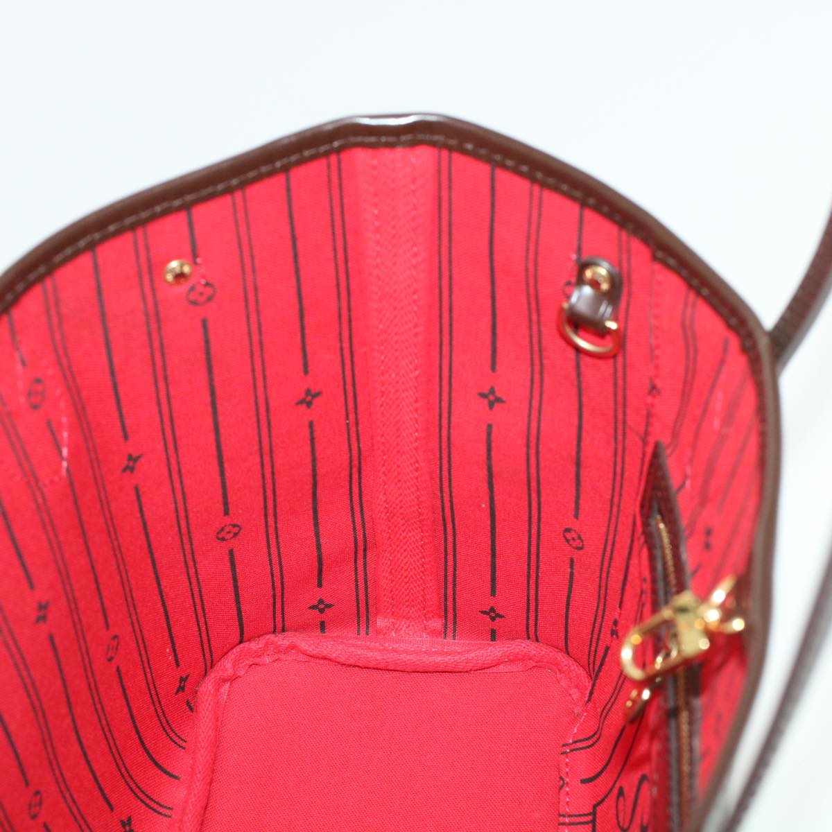 LOUIS VUITTON Damier Ebene Neverfull PM Tote Bag N51109 LV 44698