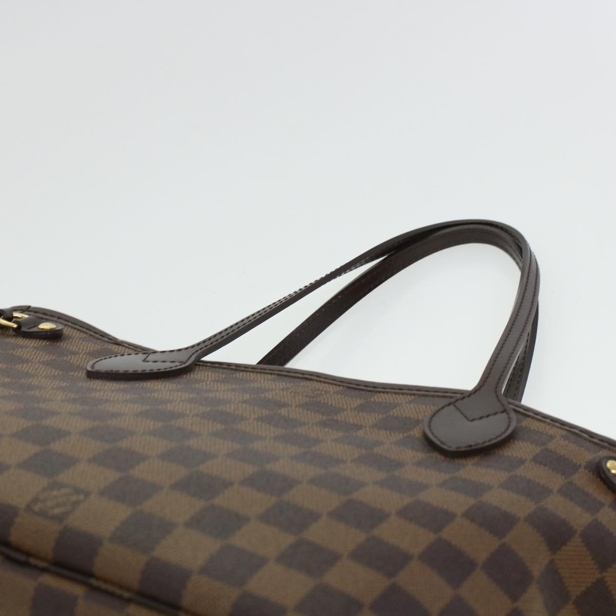 LOUIS VUITTON Damier Ebene Neverfull PM Tote Bag N51109 LV 44698