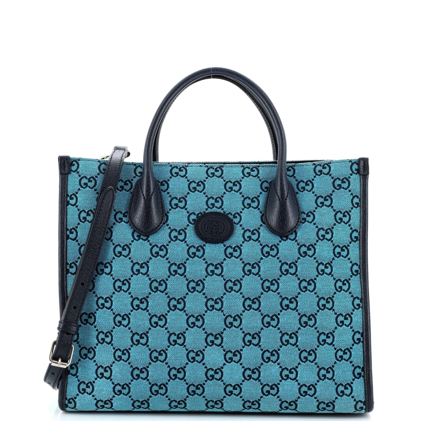 Luxury Gucci Trending 2025 Structured Top Handle Open Tote GG Canvas Small