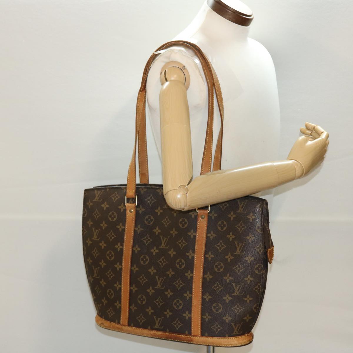 LOUIS VUITTON Monogram Babylone Tote Bag M51102 LV 44701