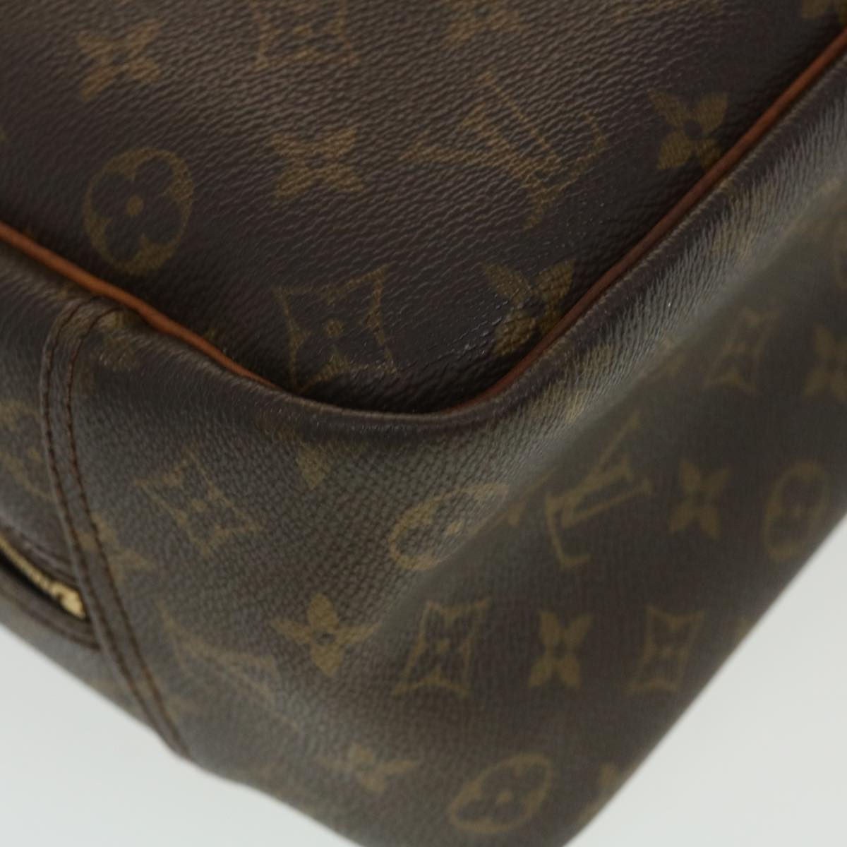 LOUIS VUITTON Monogram Deauville Hand Bag M47270 LV 44702