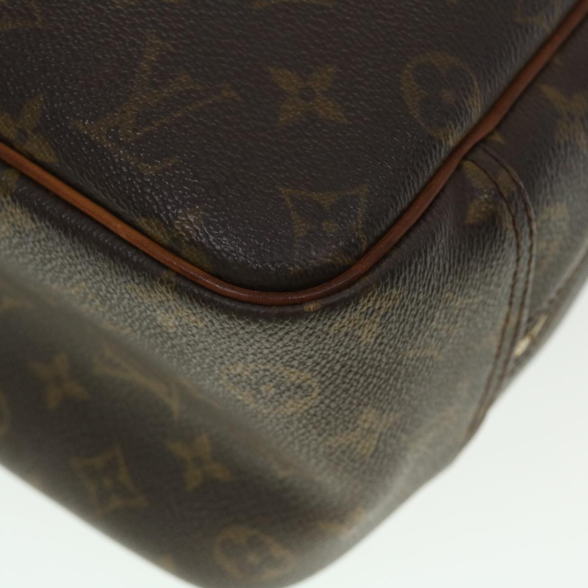 LOUIS VUITTON Monogram Deauville Hand Bag M47270 LV 44702