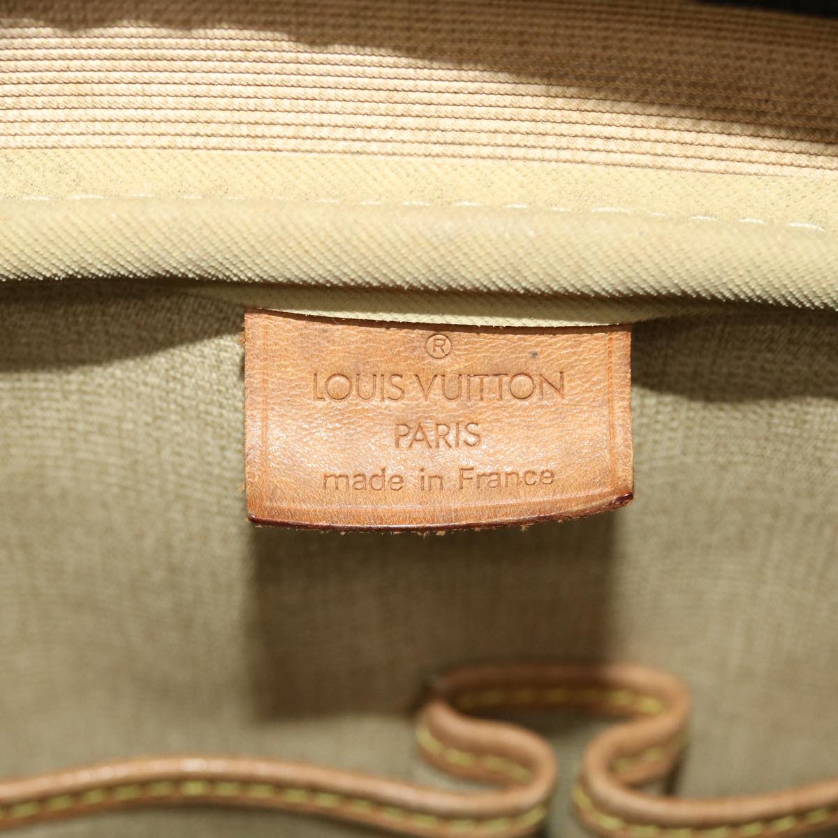 LOUIS VUITTON Monogram Deauville Hand Bag M47270 LV 44702