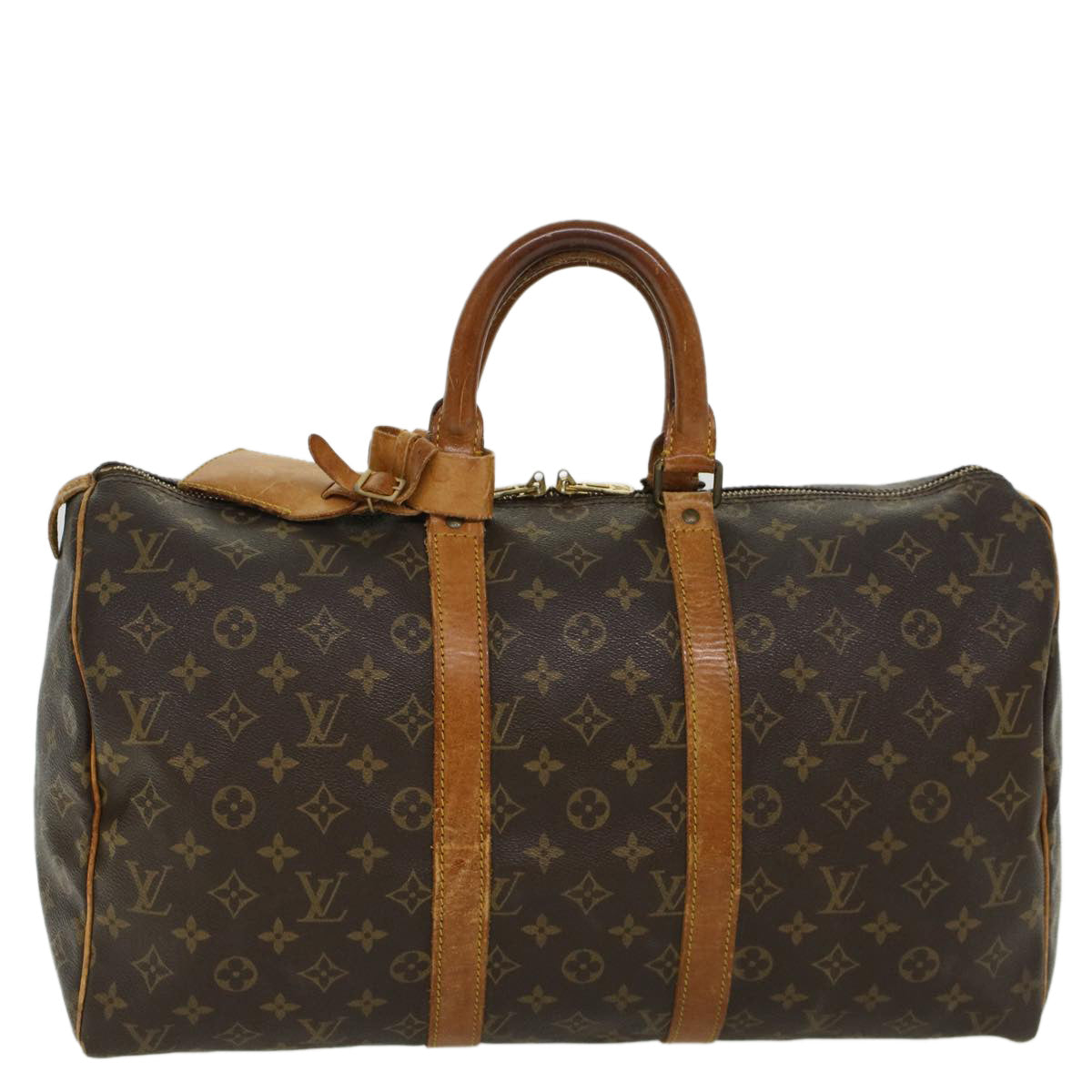 LOUIS VUITTON Monogram Keepall 45 Boston Bag M41428 LV 44706