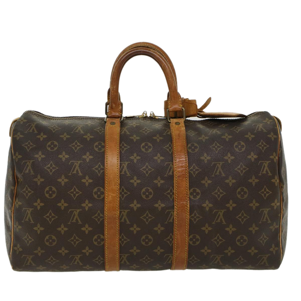 LOUIS VUITTON Monogram Keepall 45 Boston Bag M41428 LV 44706