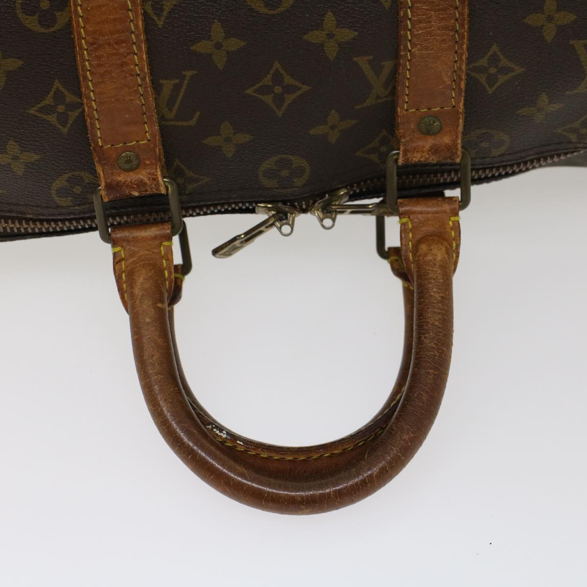 LOUIS VUITTON Monogram Keepall Bandouliere 45 Boston Bag M41418 LV 44711