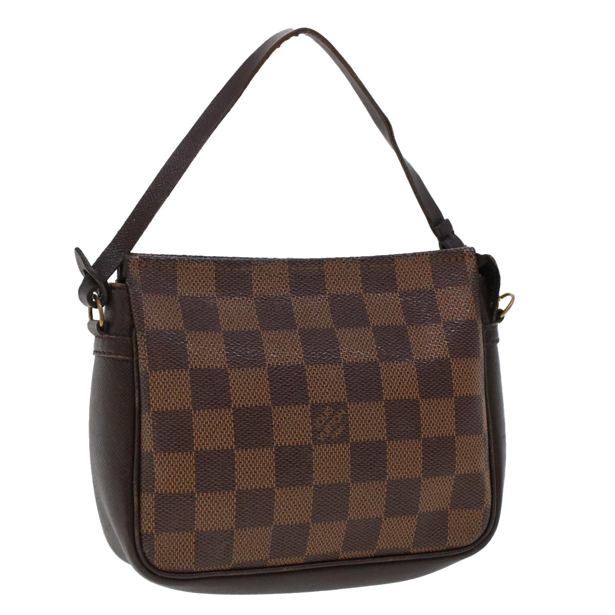 LOUIS VUITTON Damier Ebene Trousse Make Up Pouch N51982 LV 44726