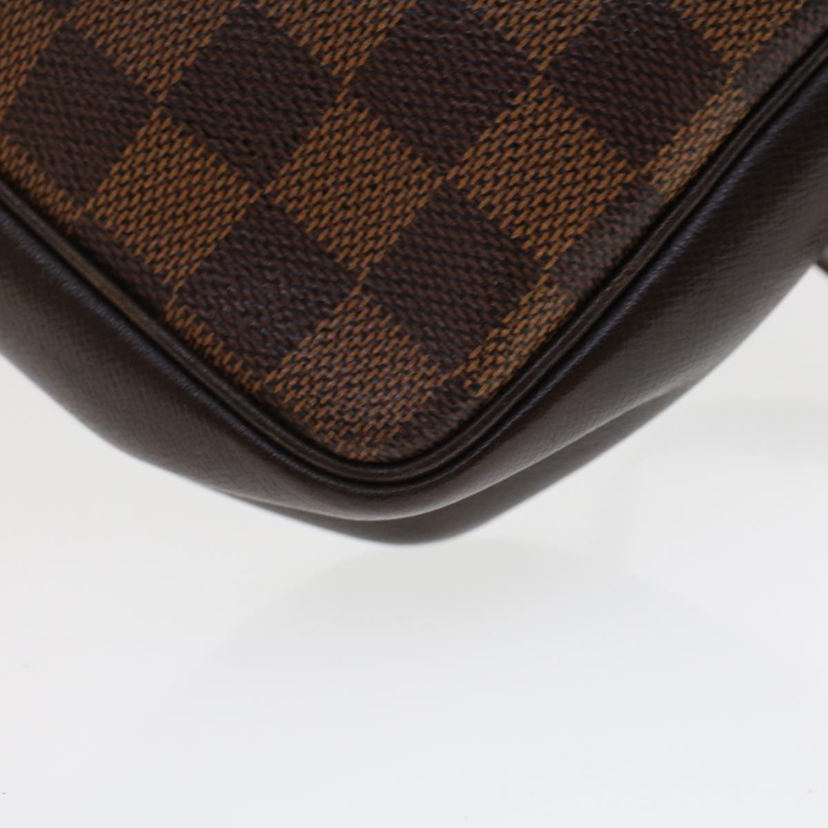 LOUIS VUITTON Damier Ebene Trousse Make Up Pouch N51982 LV 44726