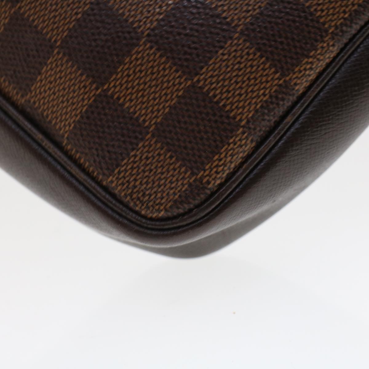 LOUIS VUITTON Damier Ebene Trousse Make Up Pouch N51982 LV 44726