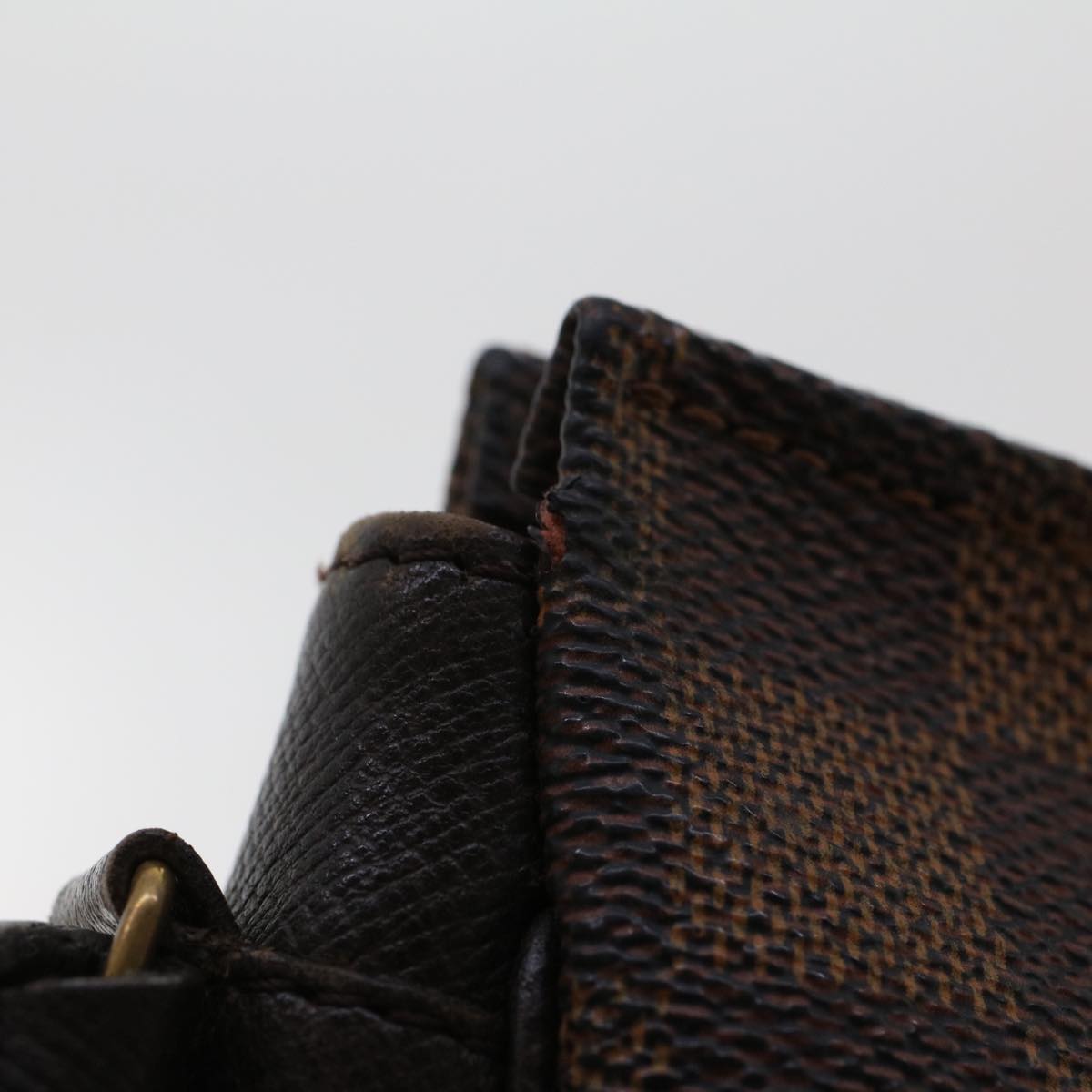 LOUIS VUITTON Damier Ebene Trousse Make Up Pouch N51982 LV 44726