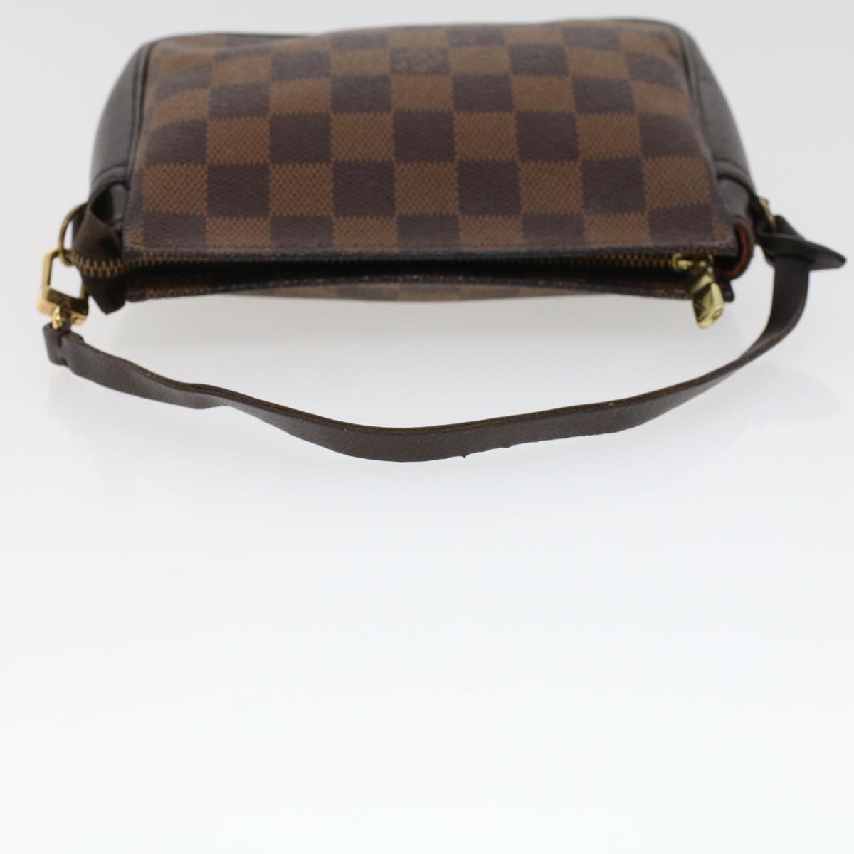 LOUIS VUITTON Damier Ebene Trousse Make Up Pouch N51982 LV 44726