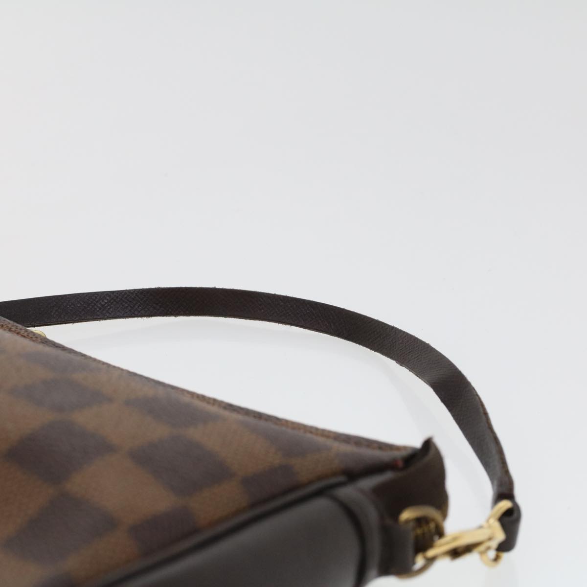 LOUIS VUITTON Damier Ebene Trousse Make Up Pouch N51982 LV 44726
