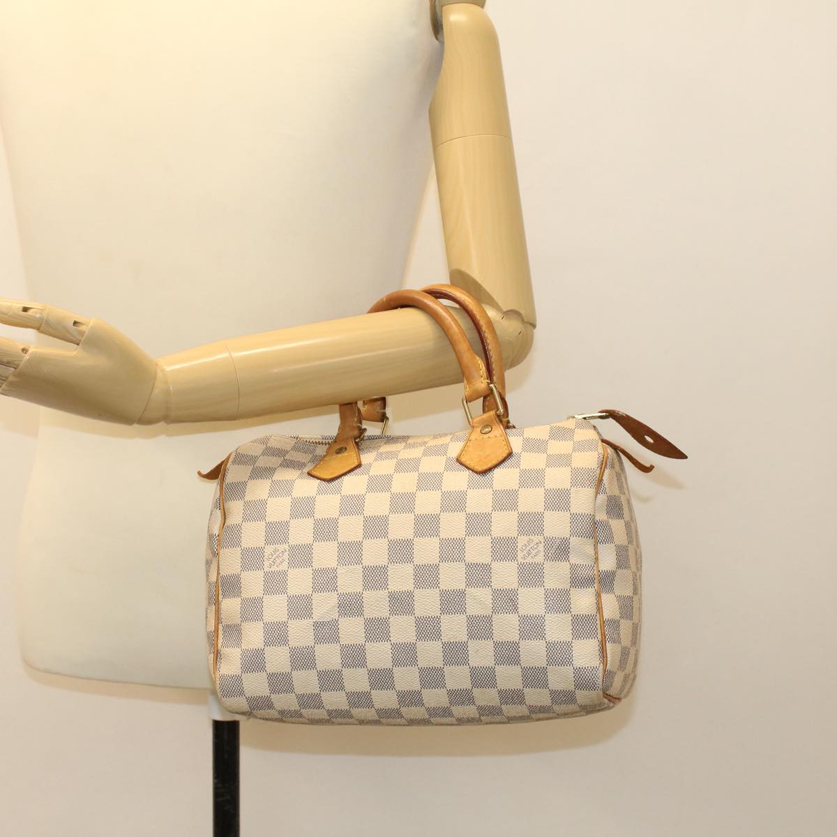 LOUIS VUITTON Damier Azur Speedy 25 Hand Bag N41534 LV 44727