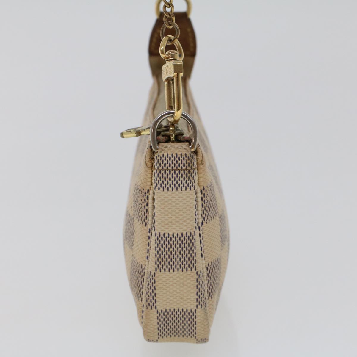 LOUIS VUITTON Damier Azur Mini Pochette Accessoires Pouch N58010 LV 44728
