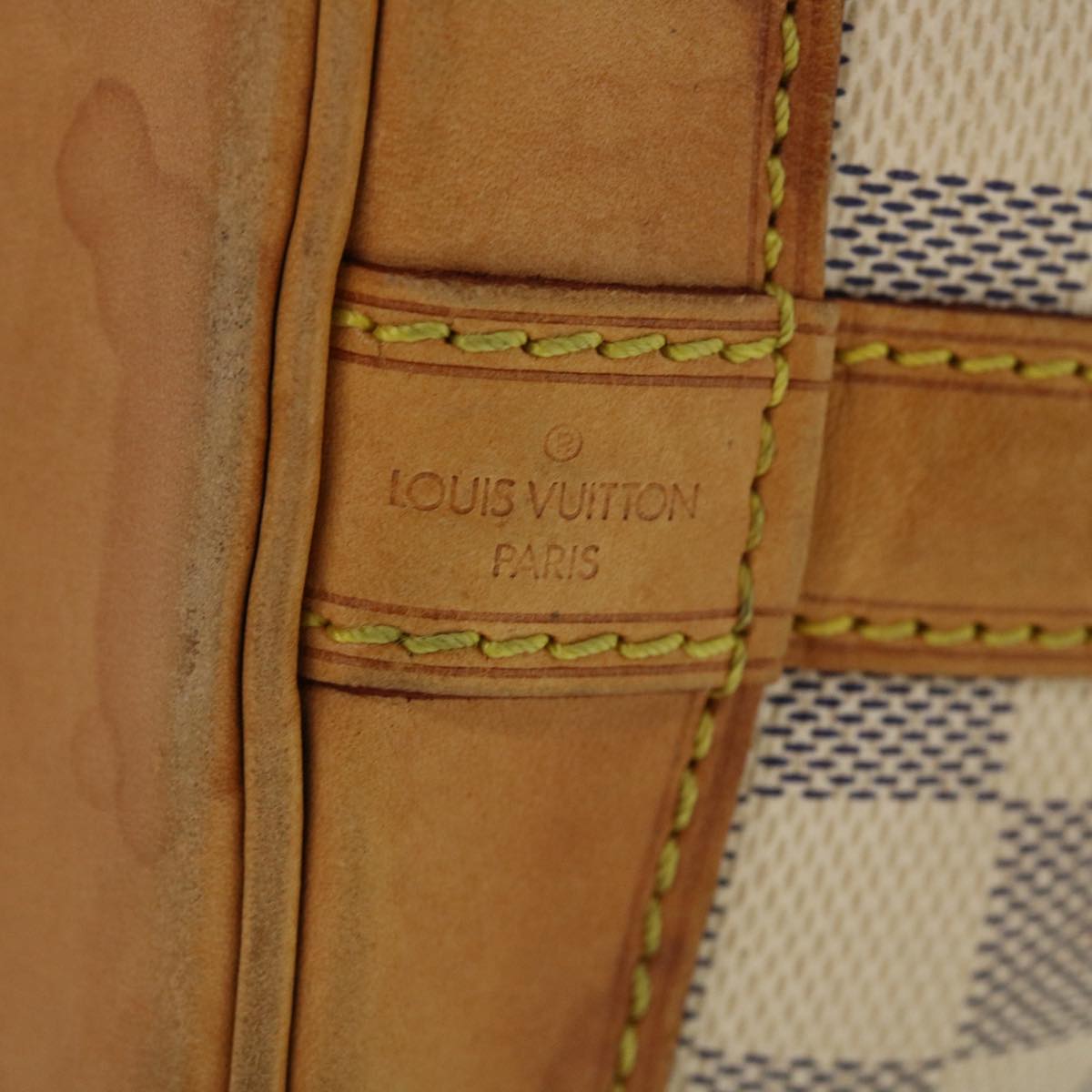 LOUIS VUITTON Damier Azur Noe BB Shoulder Bag N41220 LV 44729