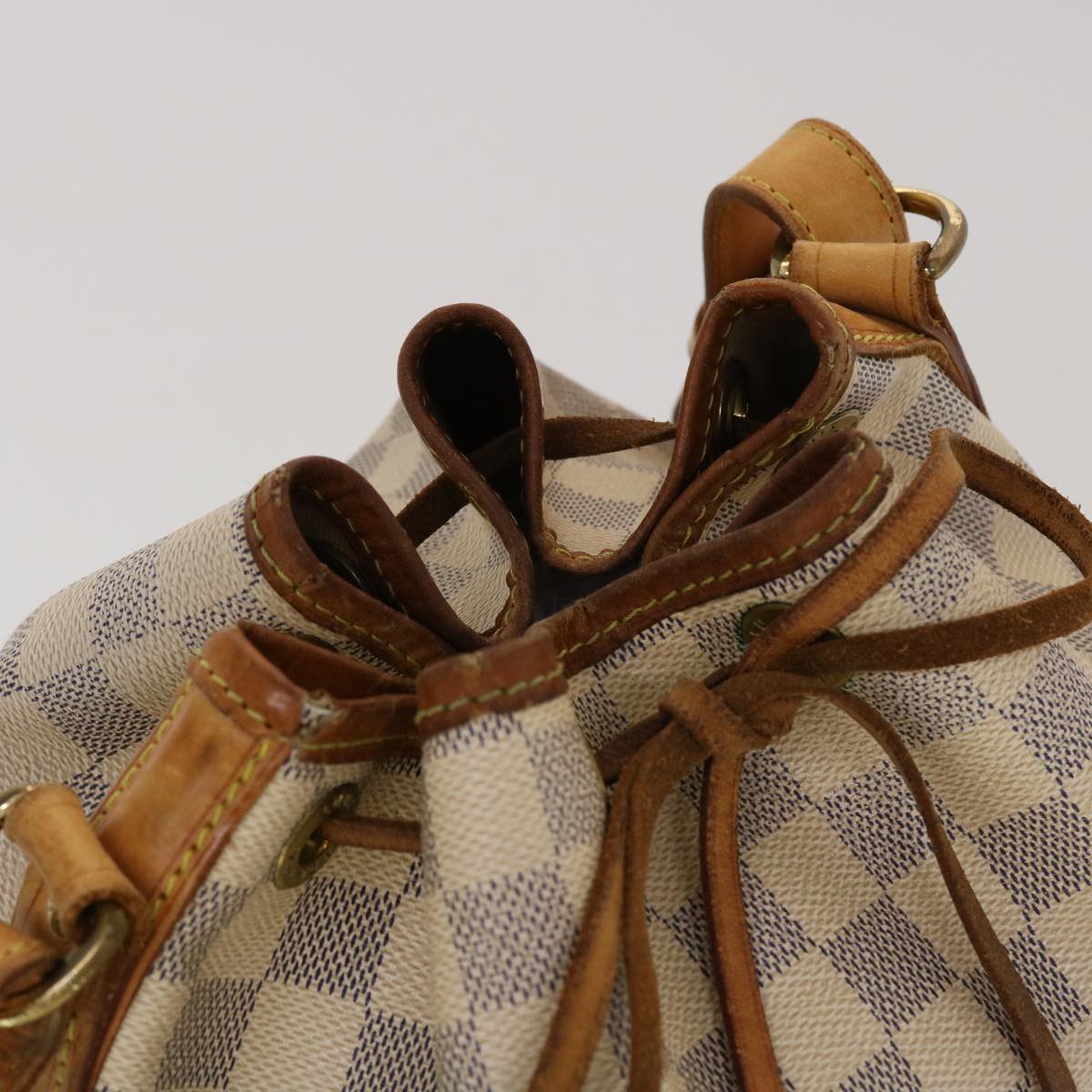 LOUIS VUITTON Damier Azur Noe BB Shoulder Bag N41220 LV 44729