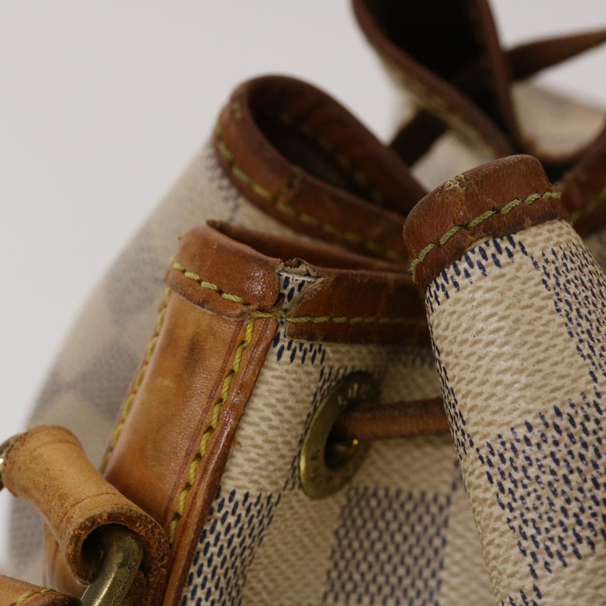 LOUIS VUITTON Damier Azur Noe BB Shoulder Bag N41220 LV 44729