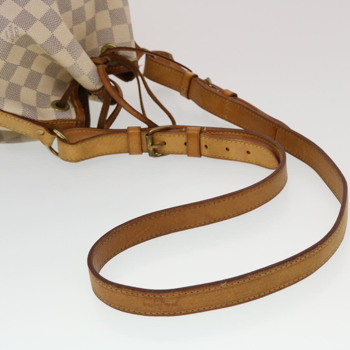 LOUIS VUITTON Damier Azur Noe BB Shoulder Bag N41220 LV 44729