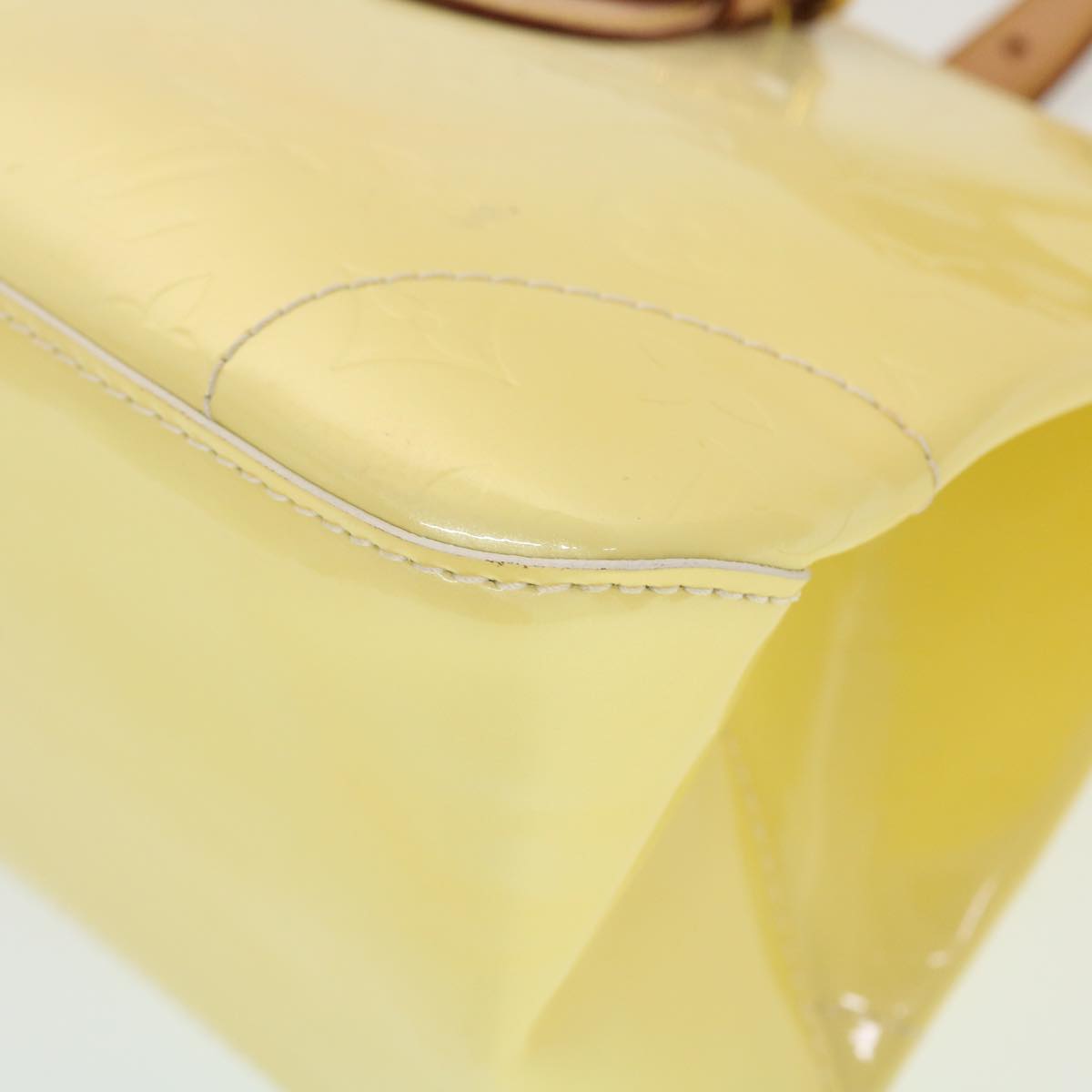 LOUIS VUITTON Vernis Rose Wood Avenue Shoulder Bag Perle M93508 LV 44747
