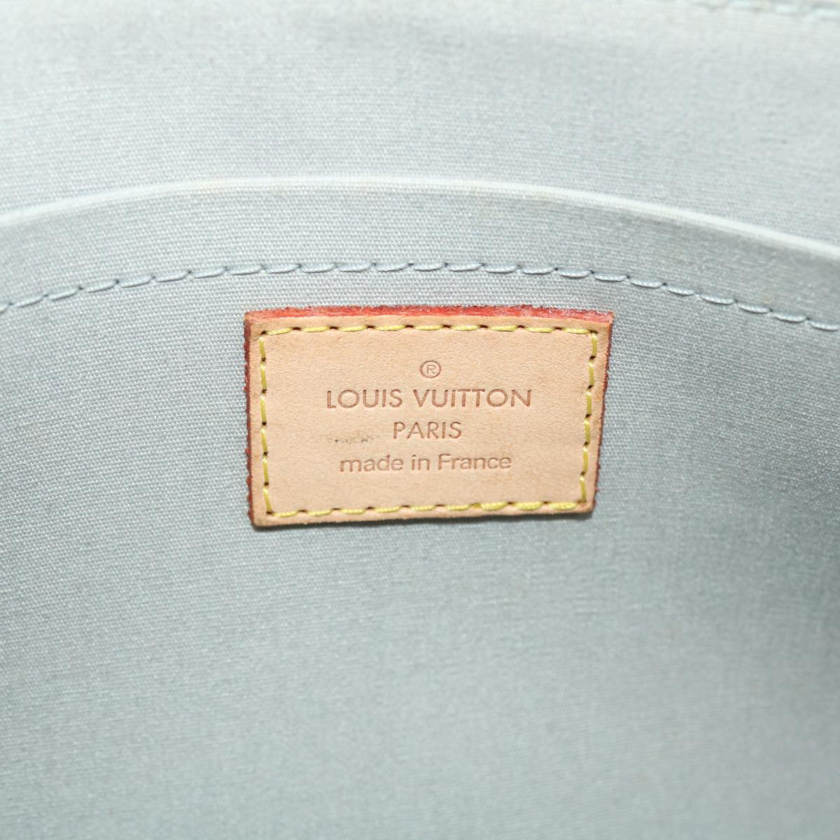 LOUIS VUITTON Vernis Rose Wood Avenue Shoulder Bag Perle M93508 LV 44747