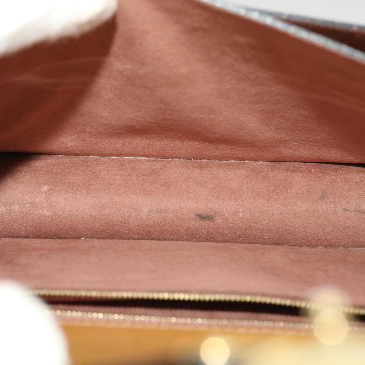 LOUIS VUITTON Vernis Monceau BB Hand Bag 2way Rose Velours M91580 LV 44764
