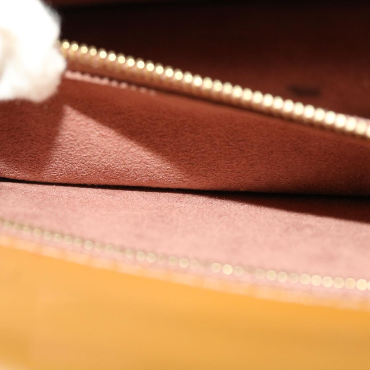 LOUIS VUITTON Vernis Monceau BB Hand Bag 2way Rose Velours M91580 LV 44764