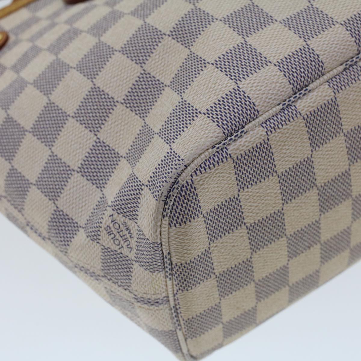 LOUIS VUITTON Damier Azur Neverfull PM Tote Bag N41362 LV 44769