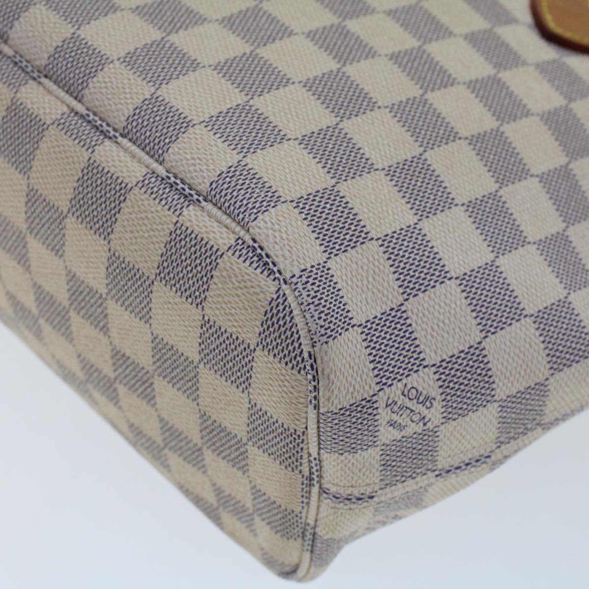 LOUIS VUITTON Damier Azur Neverfull PM Tote Bag N41362 LV 44769